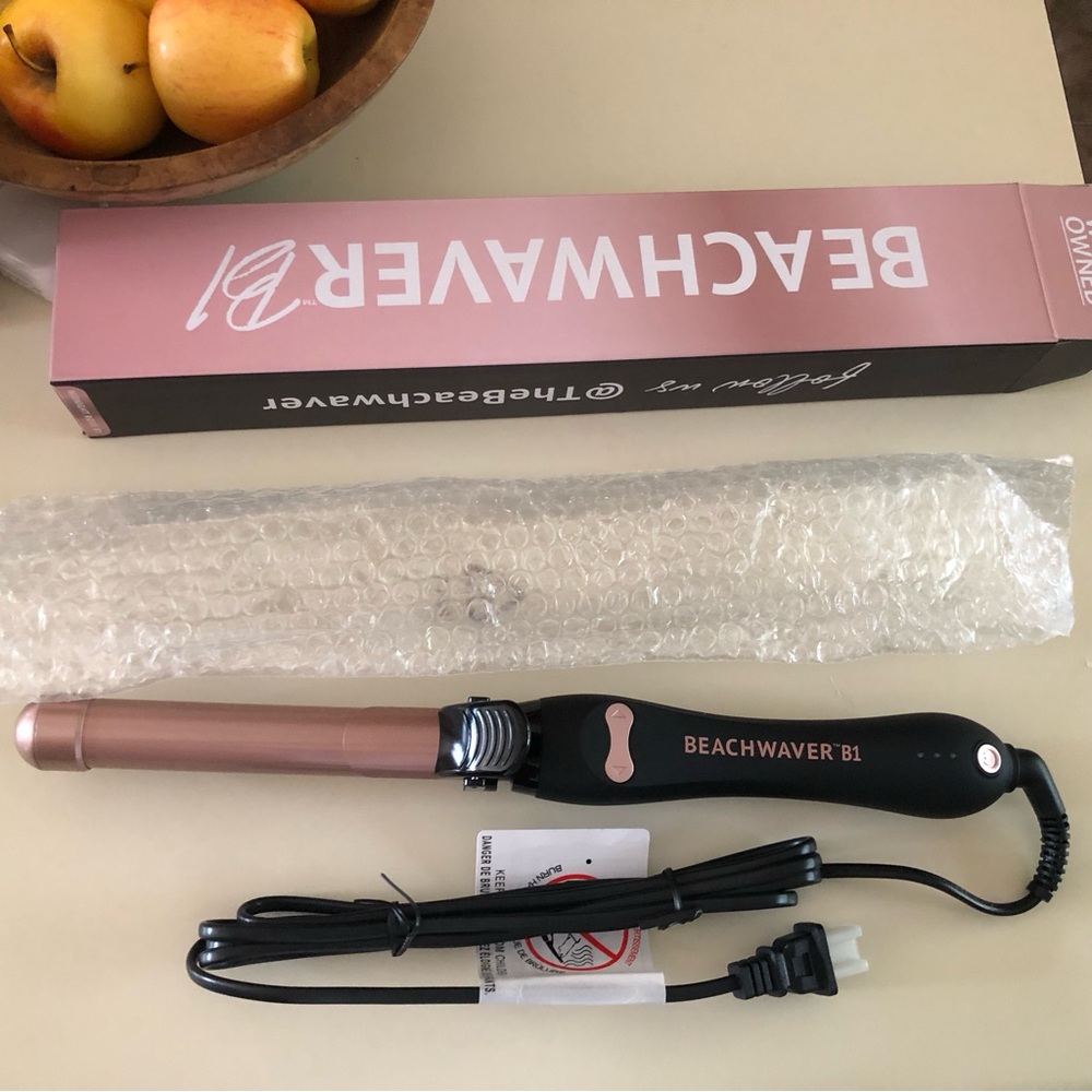BEACHWAVER B1 MidNight Rose Styling Iron New In Box - Picture 8 of 8